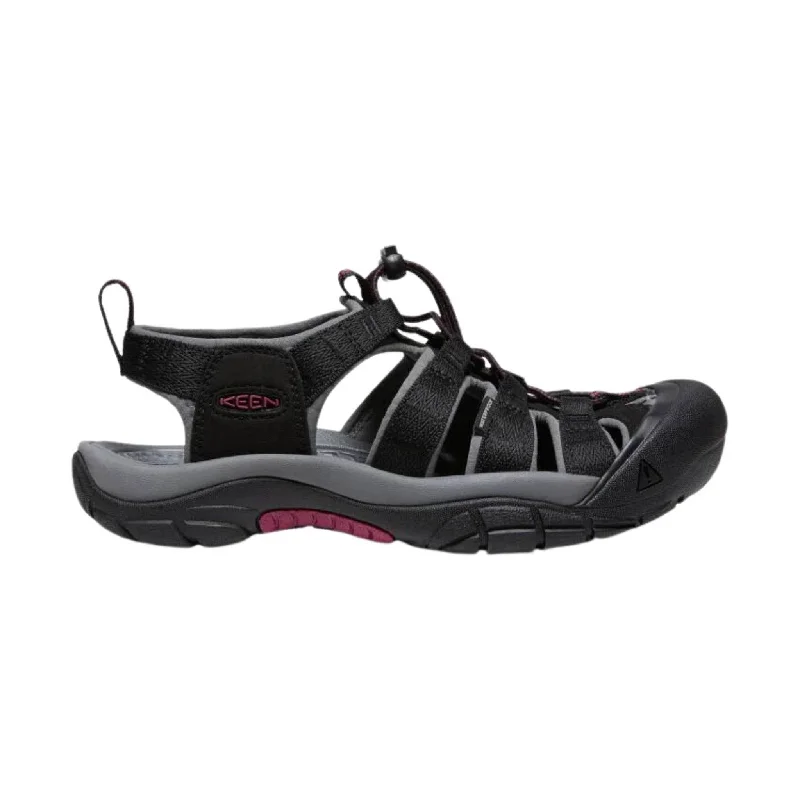 KEEN Women's Newport H2 - Black/Raspberry Wine