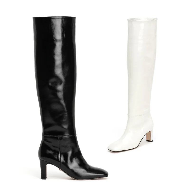 CORA - Knee high leather boots